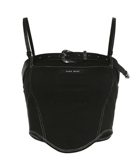 Backless Camisole With Metal Buckle