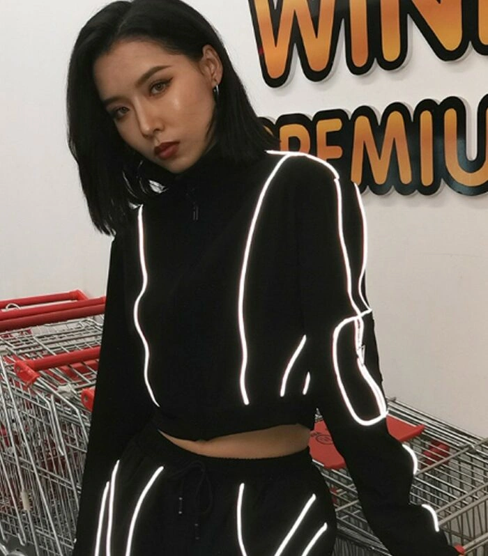 Reflective Collared Jacket